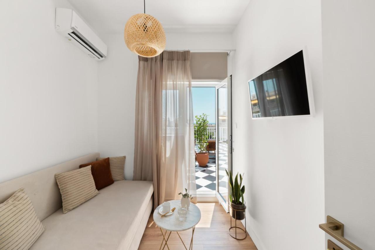 Luxurious Apartment With Big Sea View Terrace - Central Location 雅典 外观 照片