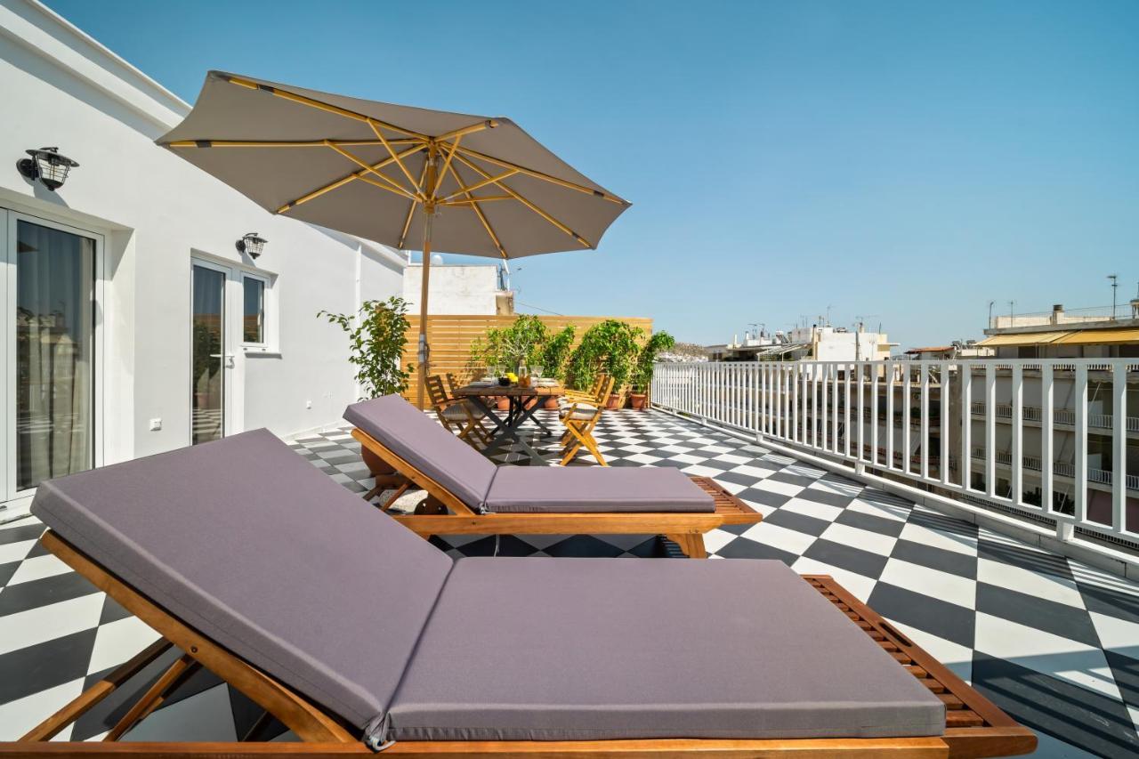 Luxurious Apartment With Big Sea View Terrace - Central Location 雅典 外观 照片