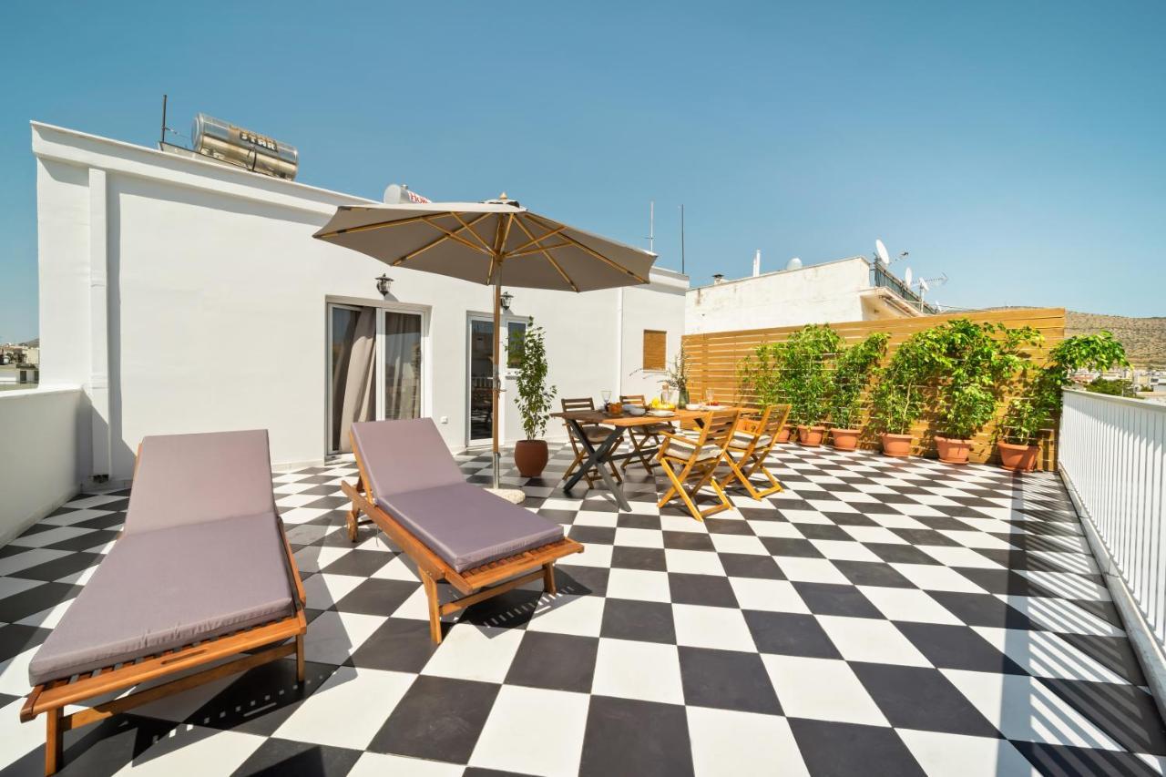 Luxurious Apartment With Big Sea View Terrace - Central Location 雅典 外观 照片
